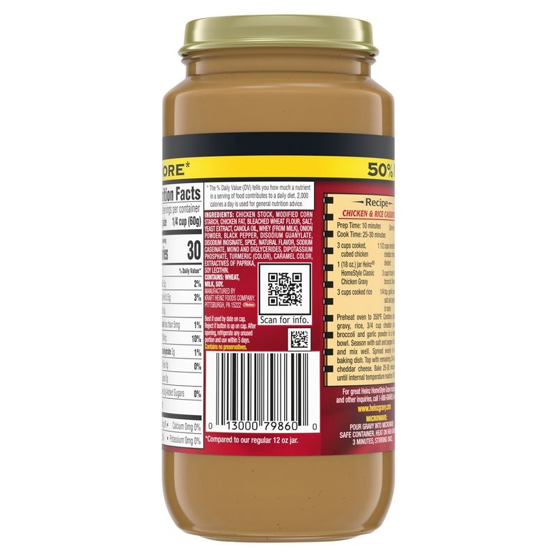 Heinz HomeStyle Chicken Gravy Value Size, 18 oz