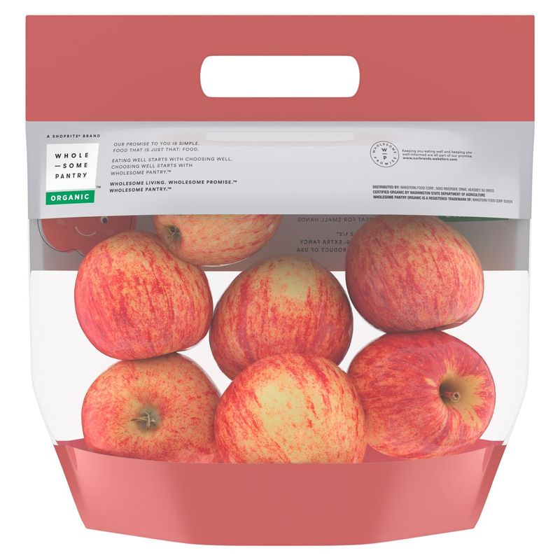 Wholesome Pantry Organic Gala Apples, 3 lb bag