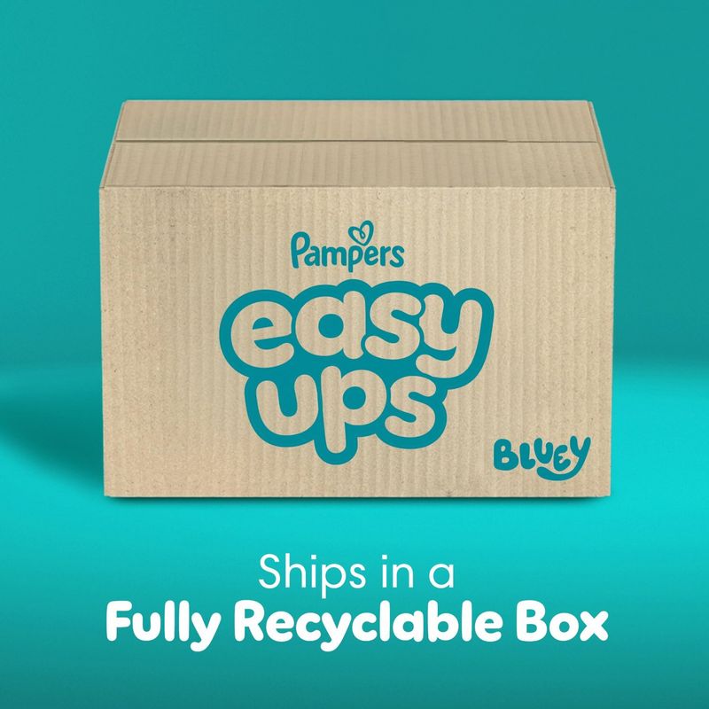 Pampers Easy Ups Bluey Training Underwear, Size 3T/4T, 20-40 lbs, 66 count