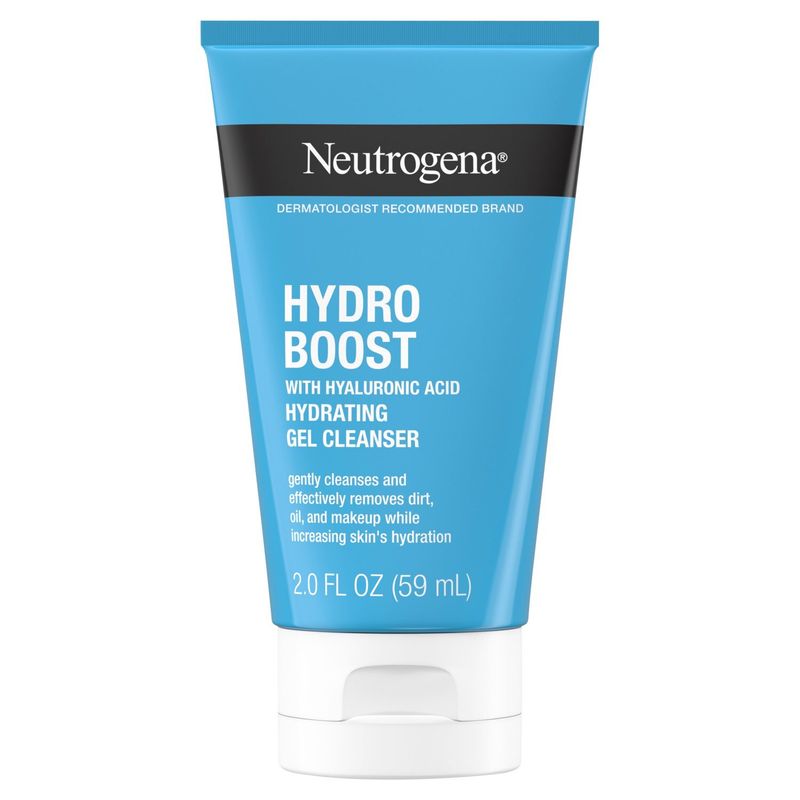 Neutrogena Hydro Boost with Hyaluronic Acid Hydrating Gel Cleanser, 2.0 fl oz