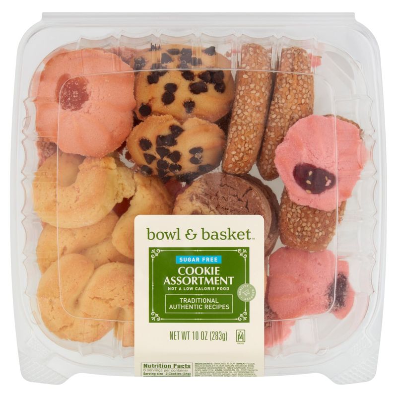 Bowl &amp; Basket Sugar Free Cookie Assortment, 10 oz
