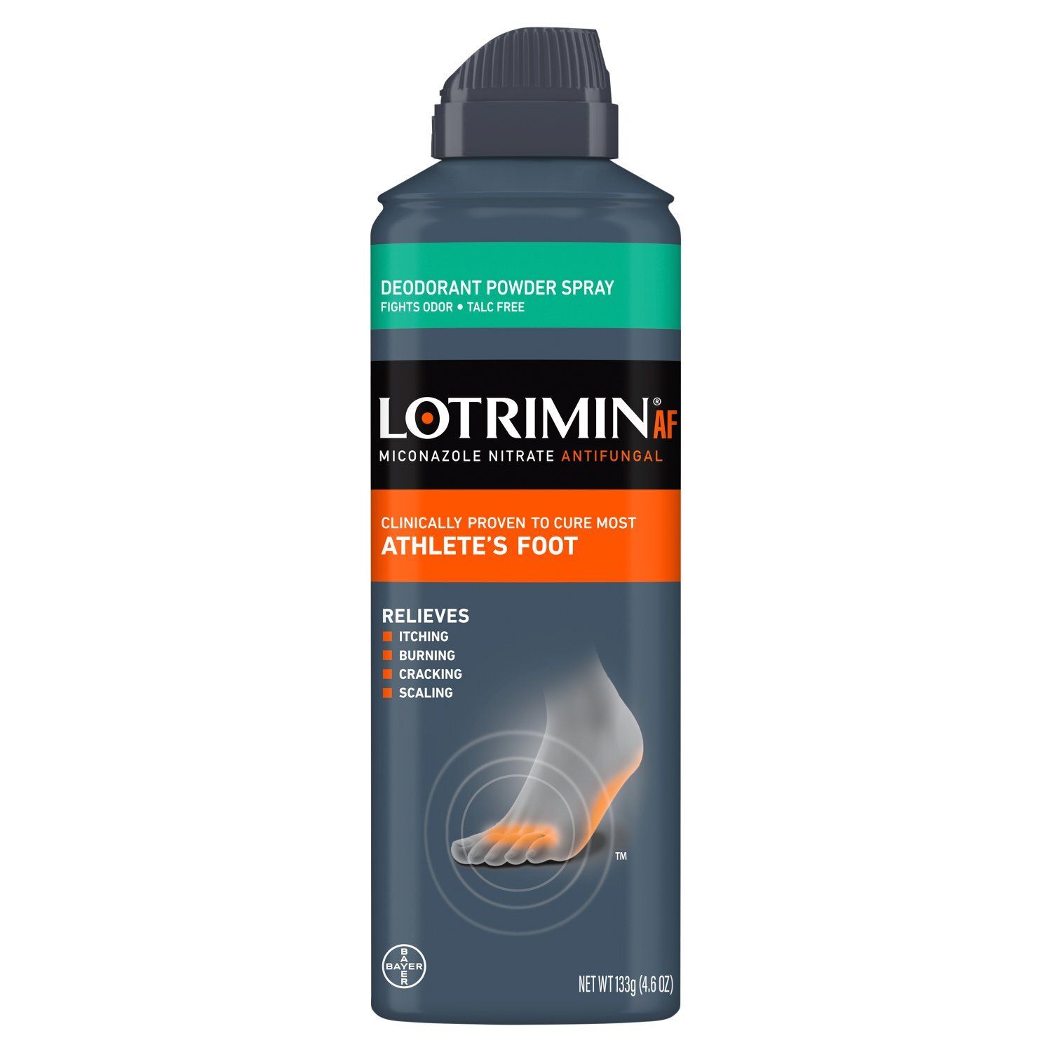 Lotrimin AF Antifungal Deodorant Powder Spray, 4.6 oz