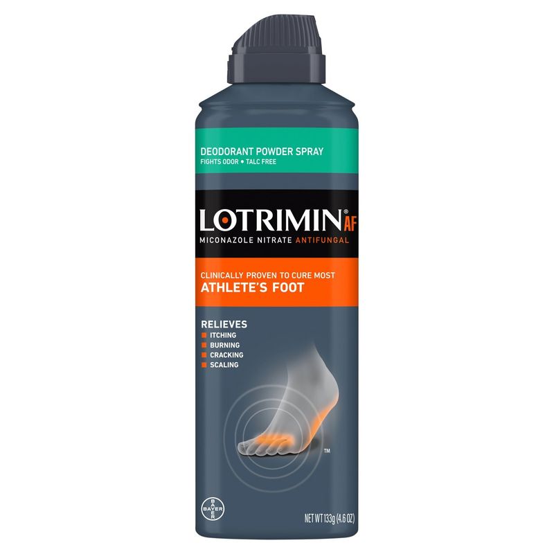 Lotrimin AF Antifungal Deodorant Powder Spray, 4.6 oz