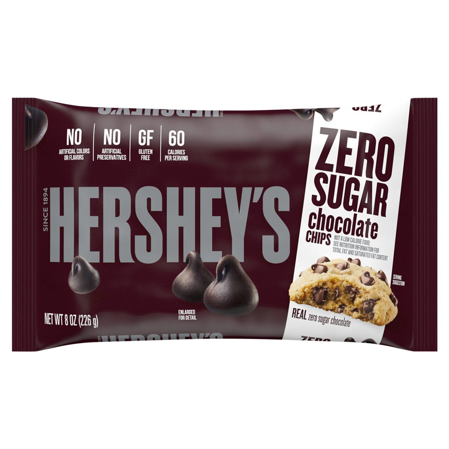 Hershey's Zero Sugar Chocolate Chips, 8 oz