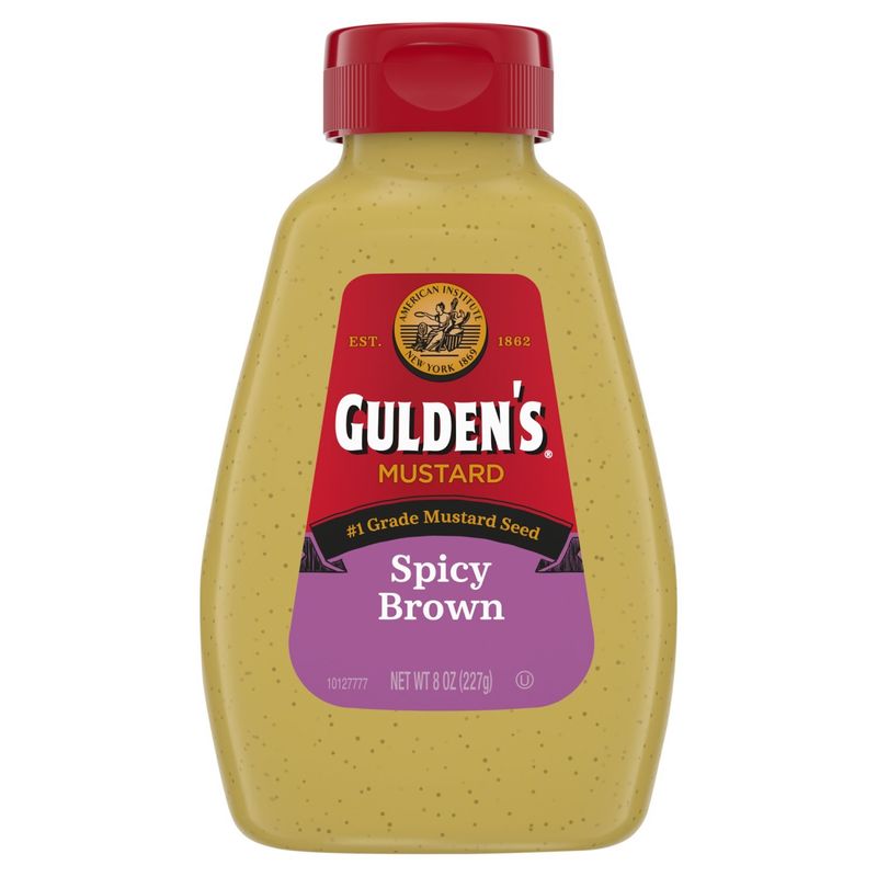 Gulden's Spicy Brown Mustard, 8 oz