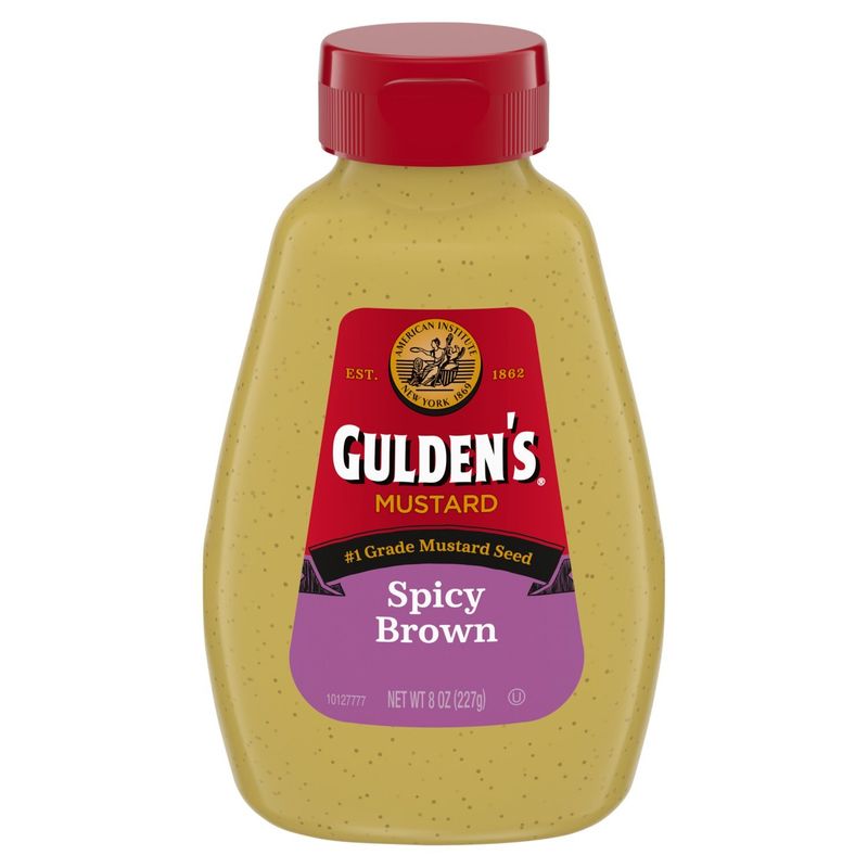 Gulden's Spicy Brown Mustard, 8 oz