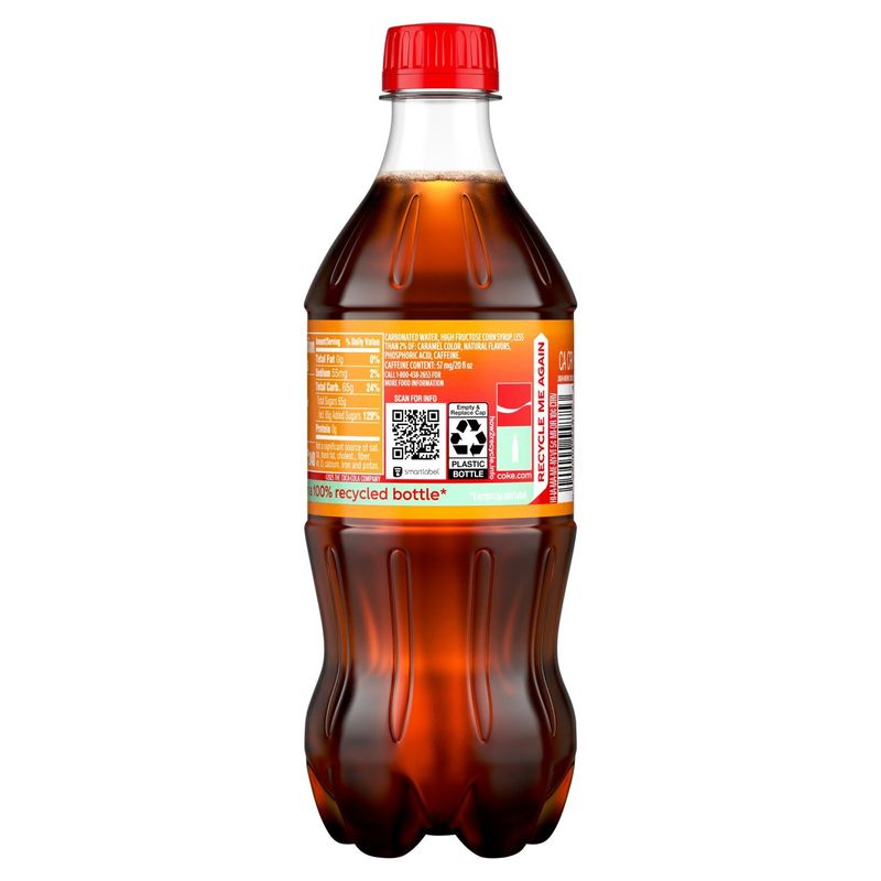 Coca-Cola Orange Cream Vanilla Flavored Soda, 591 ml