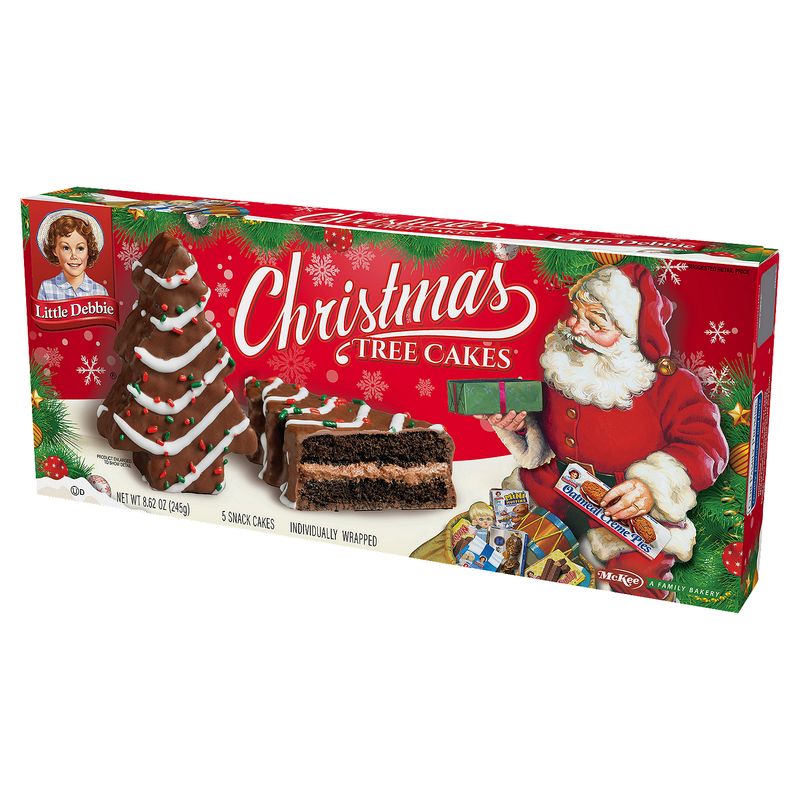 McKee Little Debbie Christmas Tree Snack Cakes, 5 count, 8.62 oz