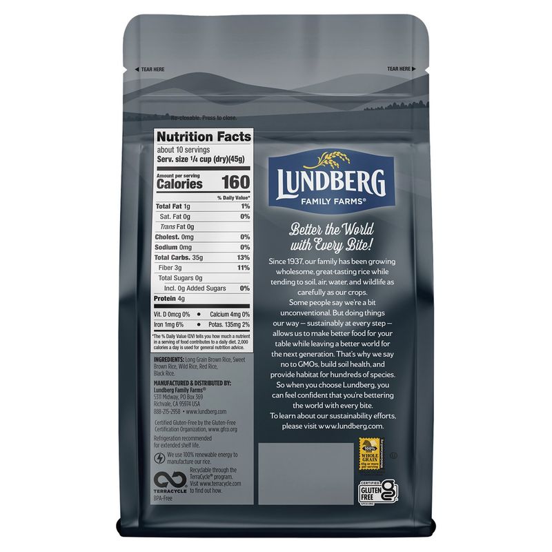 Lundberg Family Farms 1LB WILD BLEND® RICE