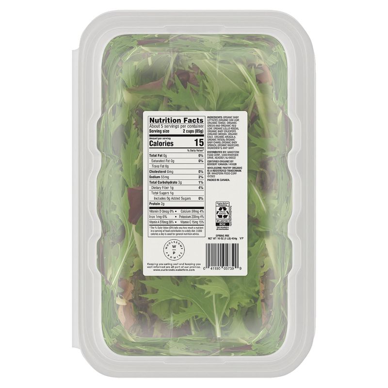 Wholesome Pantry Organic Spring Mix, 16 oz