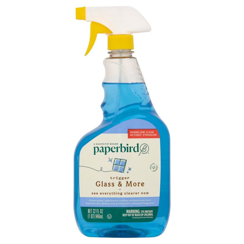 Paperbird Glass &amp; More Trigger Cleaner, 32 fl oz