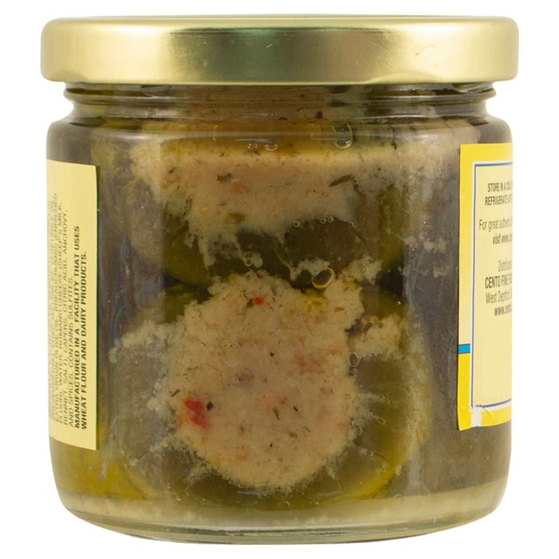 Cento Hot Stuffed Cherry Peppers, 8 fl oz