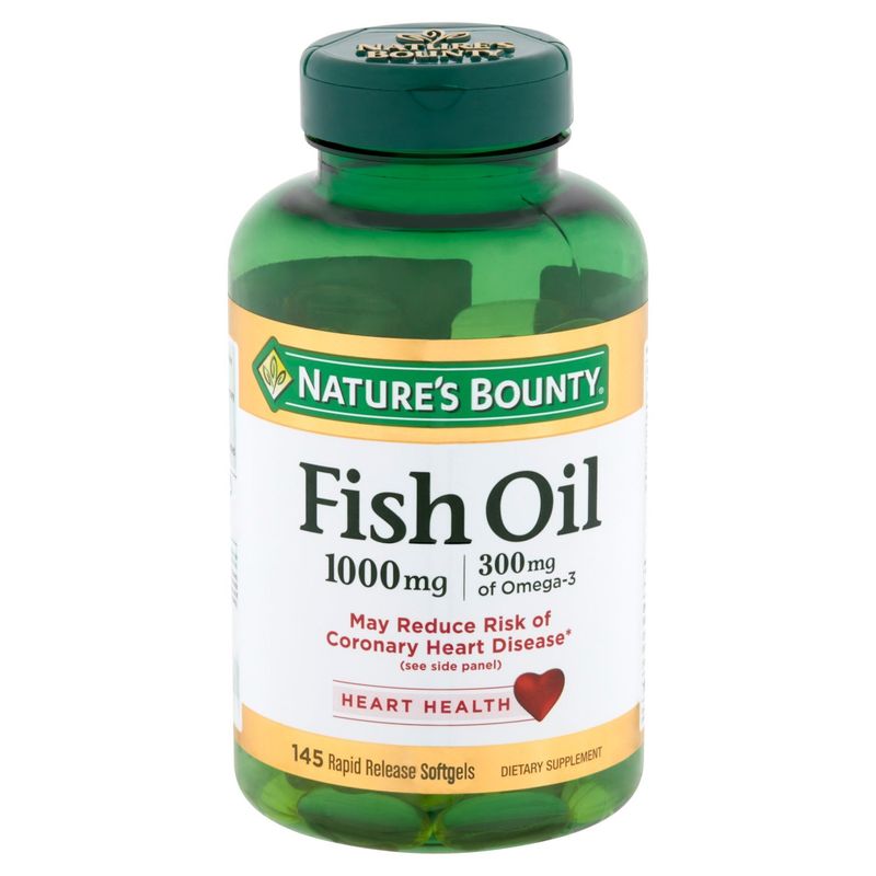 Nature's Bounty Fish Oil Dietary Supplement, 1000 mg, 145 count