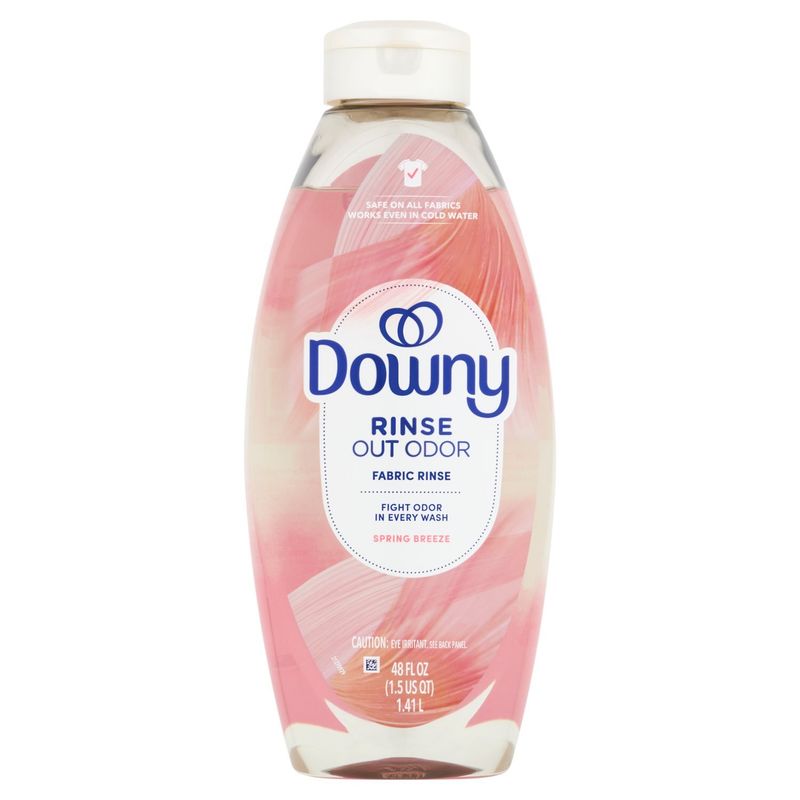 Downy Rinse Out Odor Spring Breeze Fabric Rinse, 48 fl oz