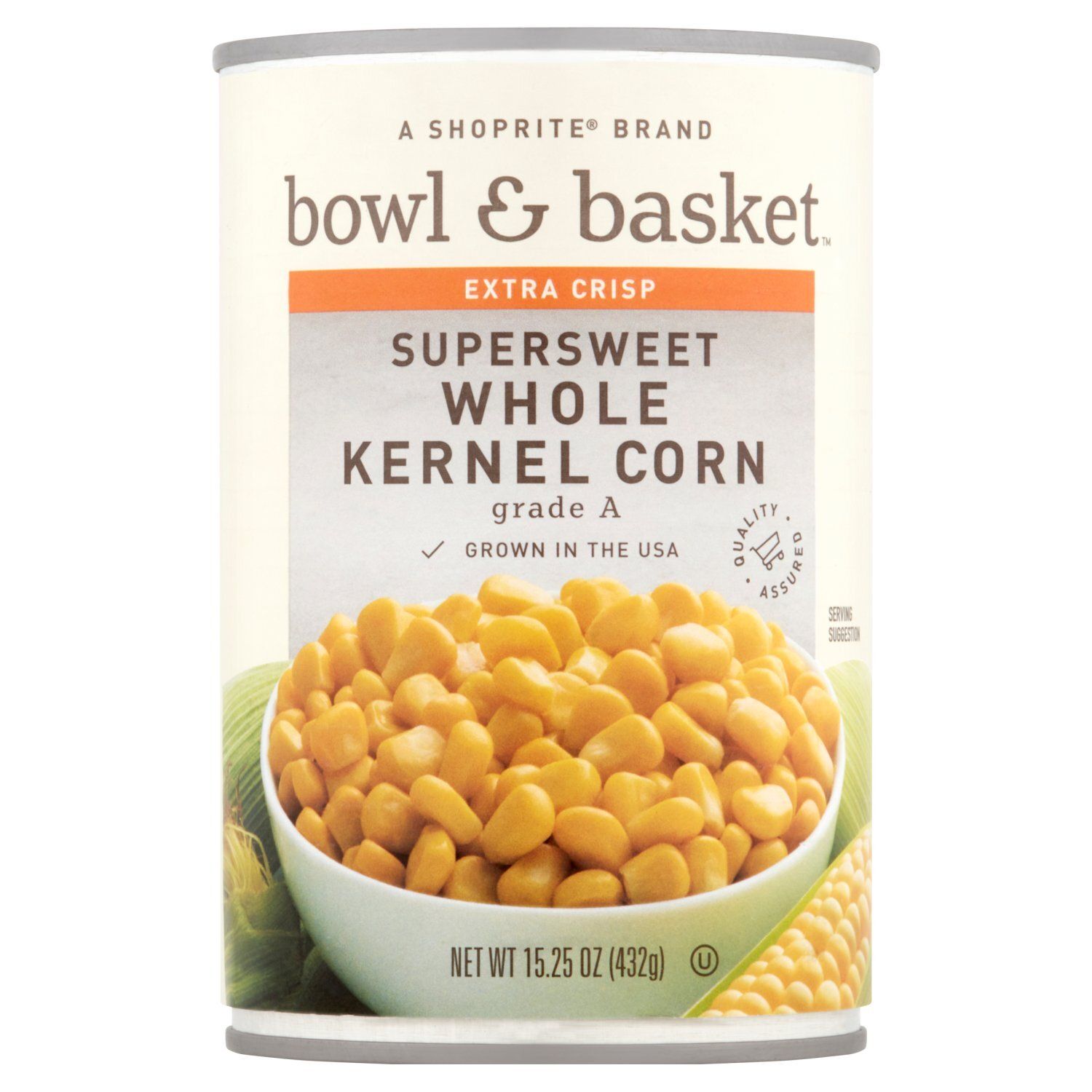 Bowl &amp; Basket Extra Crisp Supersweet Whole Kernel Corn, 15.25 oz