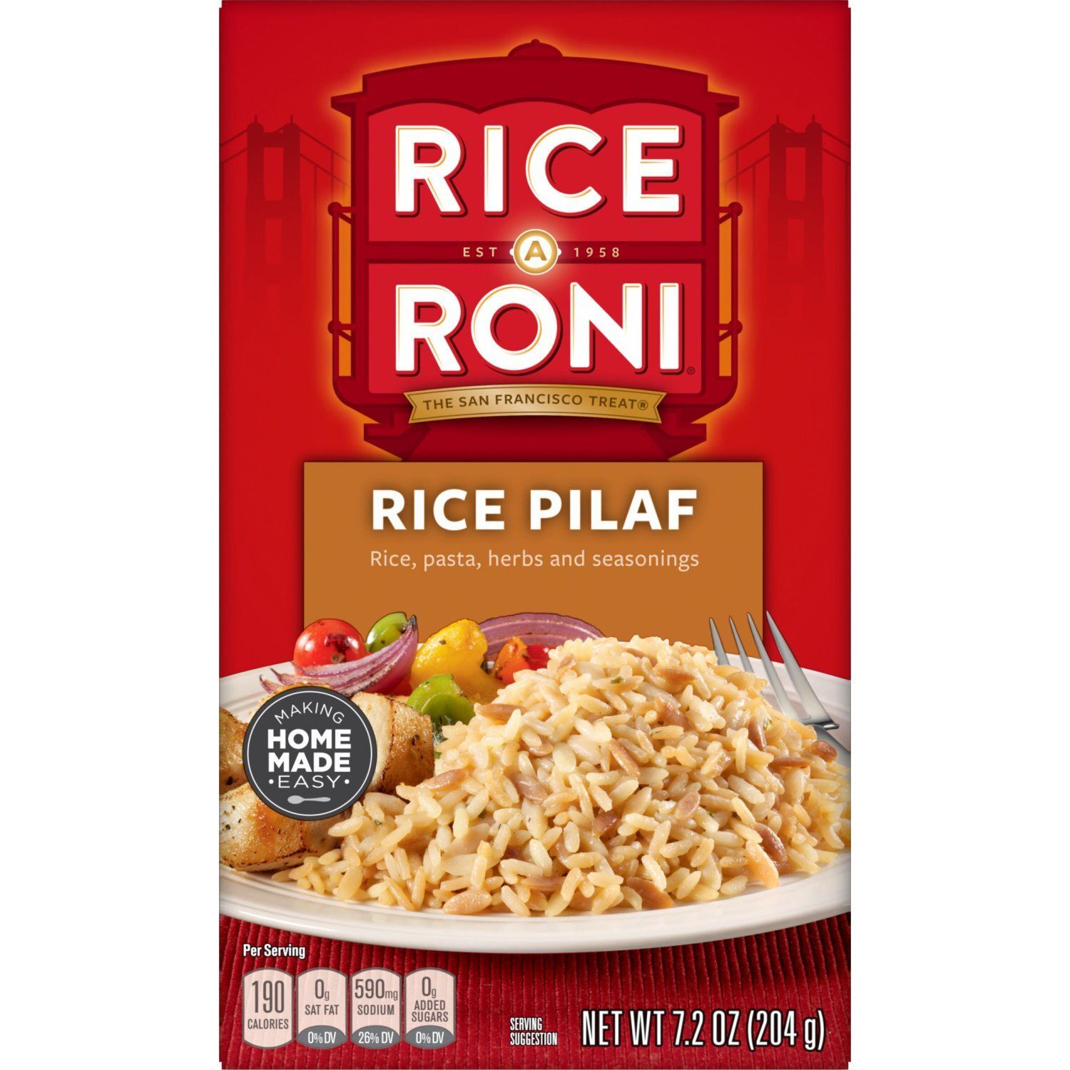 Rice A Roni Rice Pasta Rice Pilaf 7.2 Oz