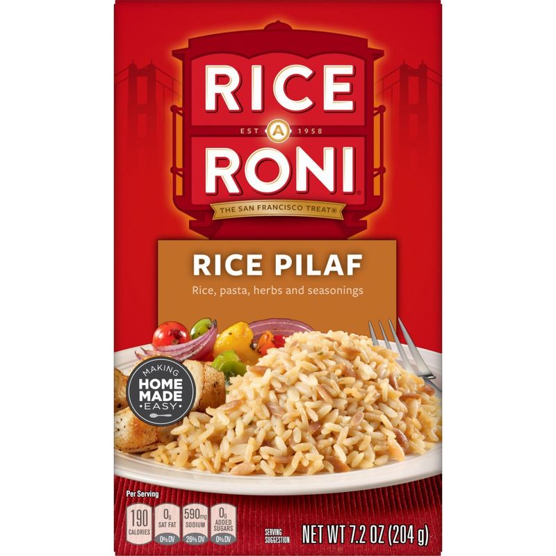 Rice A Roni Rice Pasta Rice Pilaf 7.2 Oz