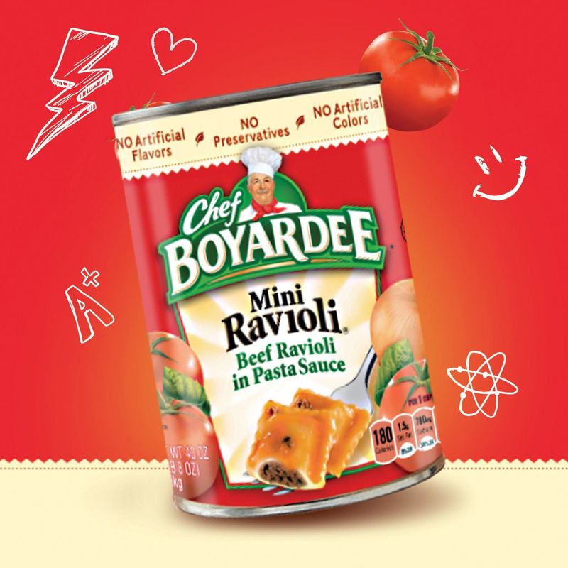 Chef Boyardee Mini Beef Ravioli in Pasta Sauce, 15 oz
