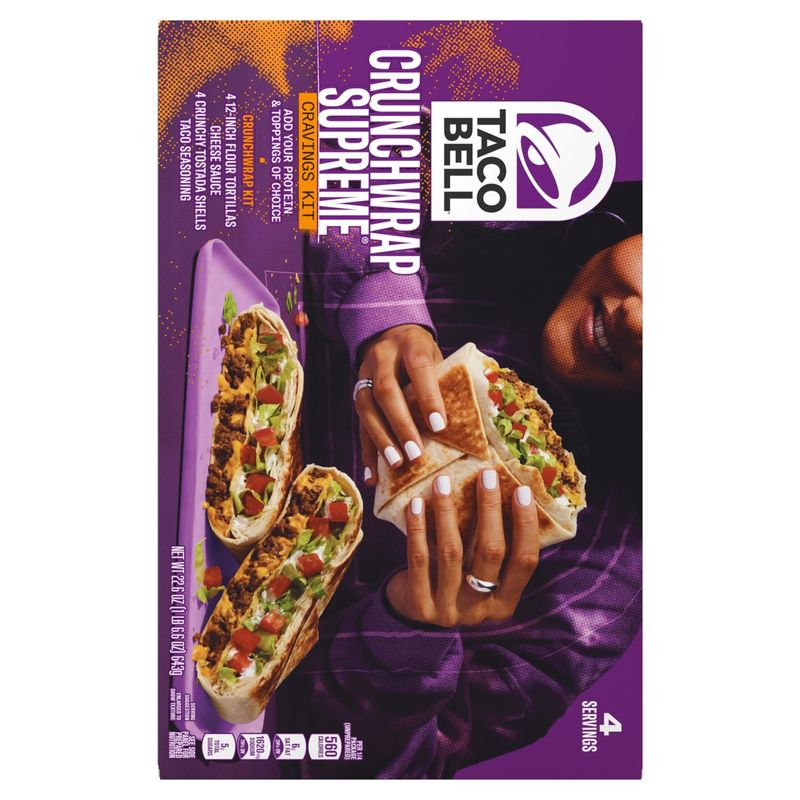 Taco Bell Crunchwrap Supreme Cravings Kit, 22.6 oz