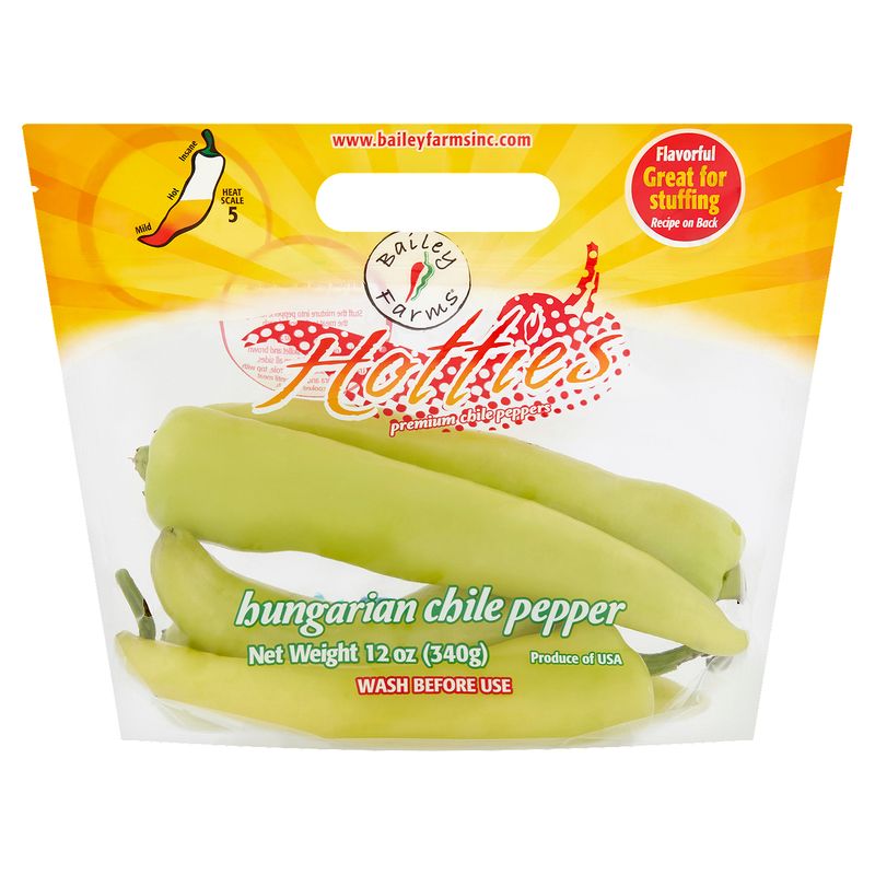 Bailey Farms Hotties Hungarian Chile Pepper, 12 oz bag