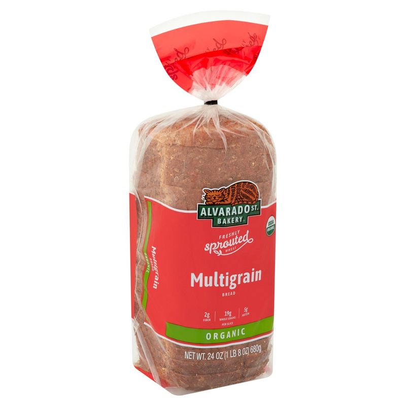Alvarado St. Bakery Organic Freshly Sprouted Wheat Multigrain Bread, 24 oz