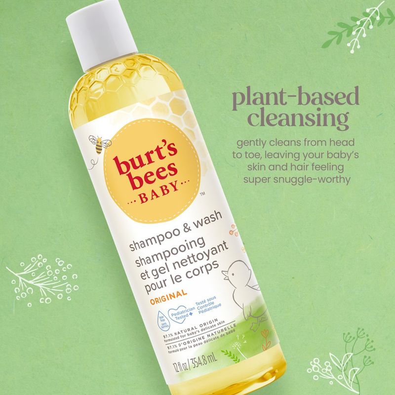 Burt's Bees Baby Original Shampoo &amp; Wash, 12 fl oz