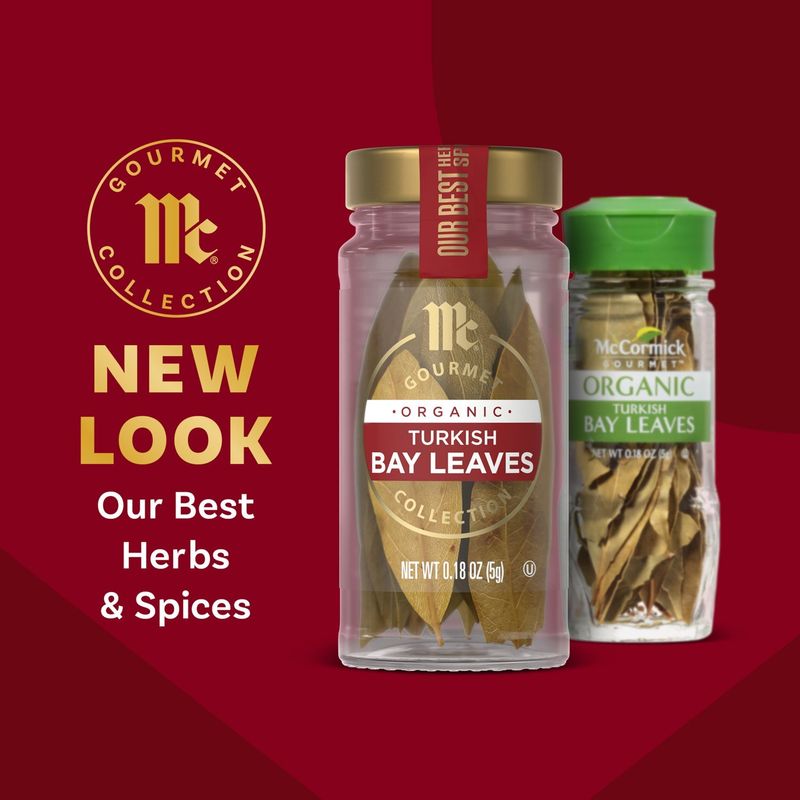 McCormick Gourmet Collection Organic Turkish Bay Leaves, 0.18 oz