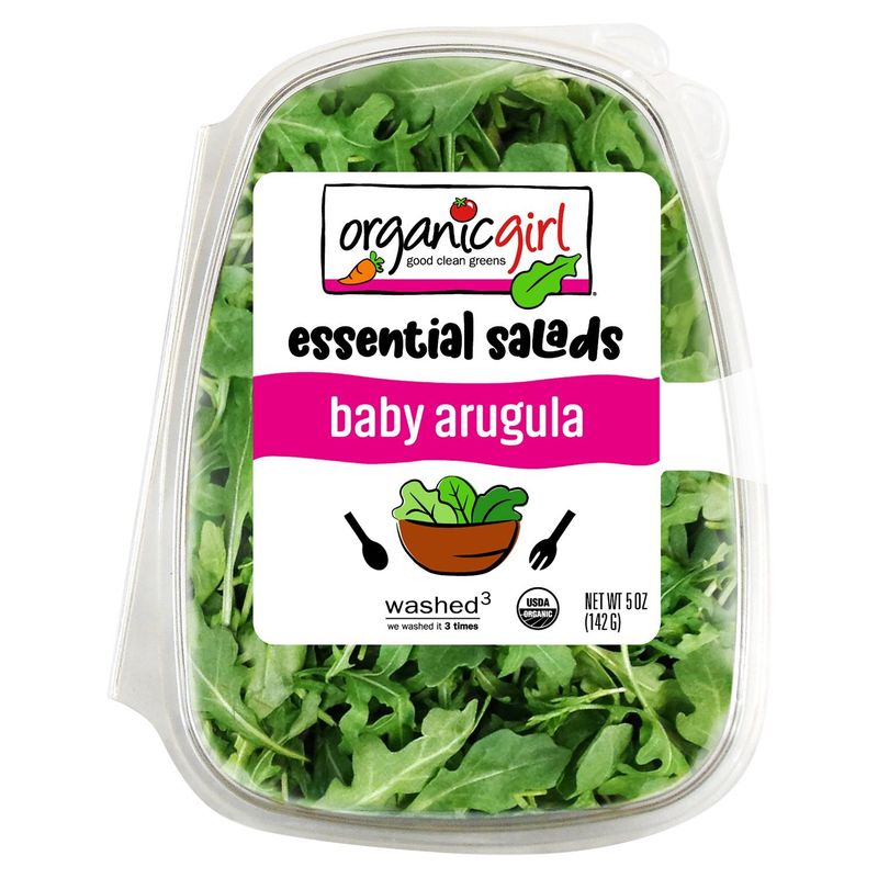 Organicgirl Essential Salads Baby Arugula, 5 oz