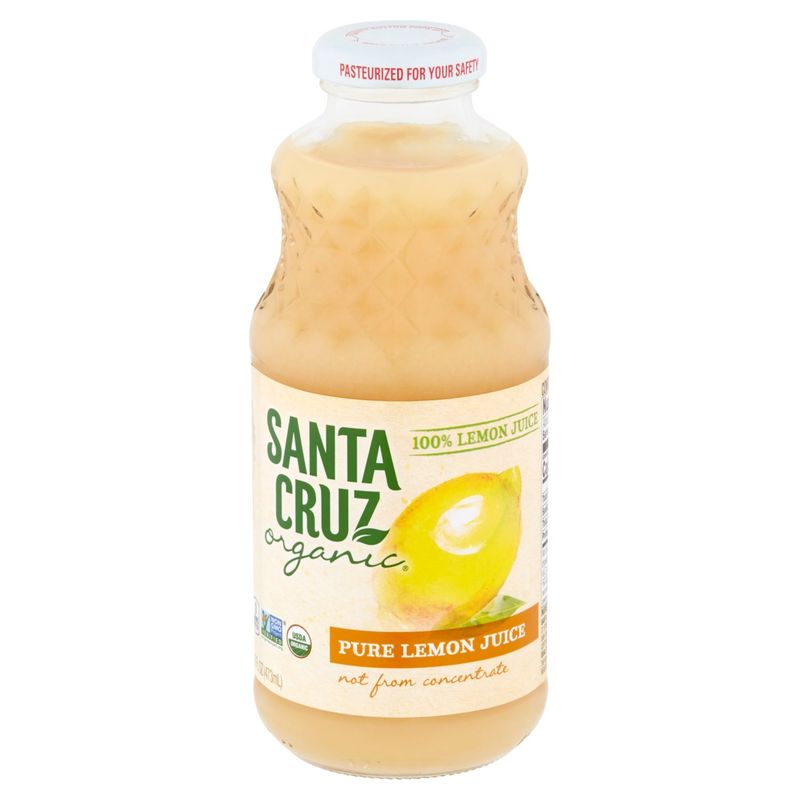 Santa Cruz Organic Pure Lemon Juice, 16 fl oz