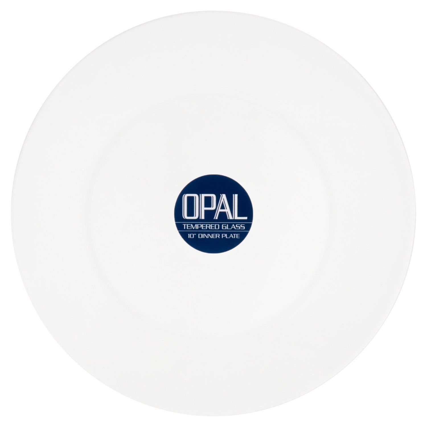 Opal Tempered Glass 10" Dinner Plate