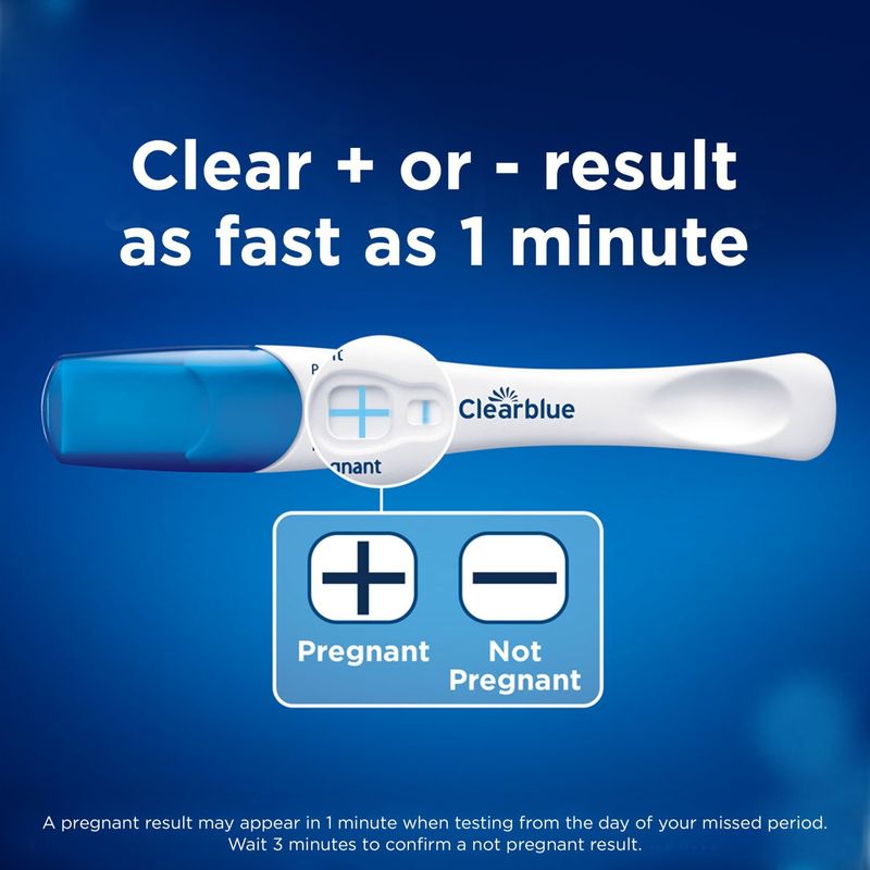 Clearblue Rapid Detection Pregnancy Test,  Home Pregnancy Kit, 2 Count
