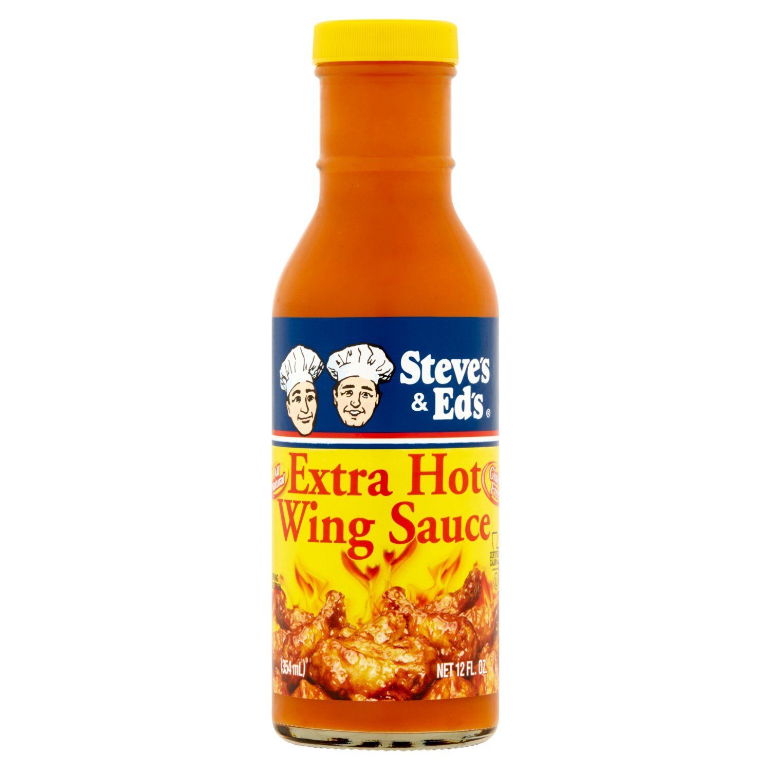 Steve's &amp; Ed's Extra Hot Wing Sauce, 12 fl oz