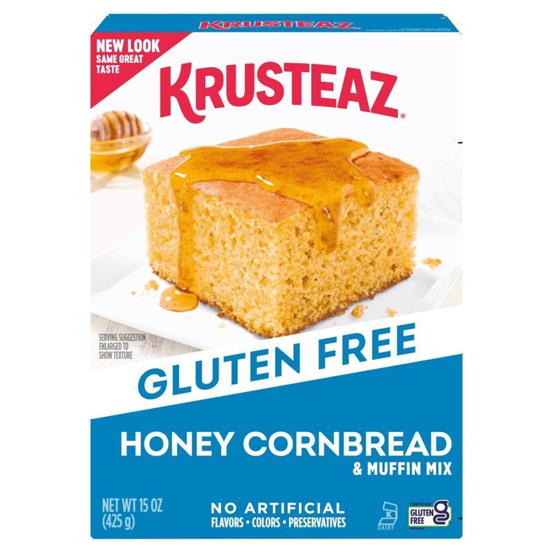 Krusteaz Gluten Free Honey Cornbread &amp; Muffin Mix, 15 oz