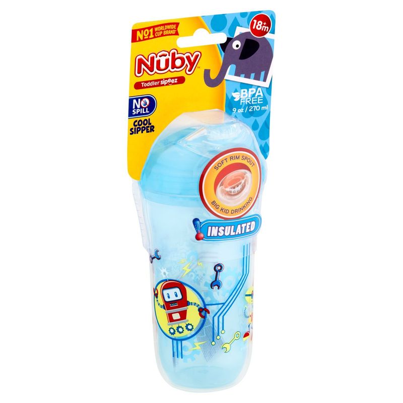 Nûby Toddler Sipeez 9 oz Cool Sipper, 18 m+