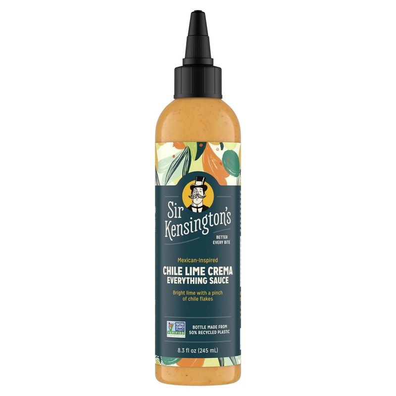 Sir Kensington's Mexican-Inspired Chile Lime Crema Everything Sauce, 8.3 fl oz