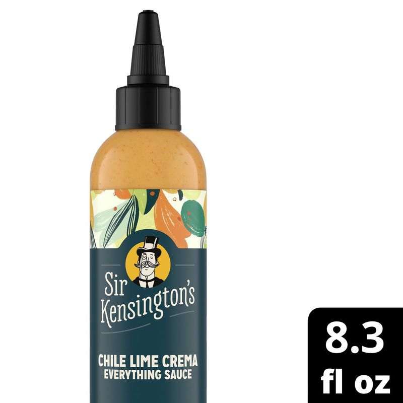 Sir Kensington's Mexican-Inspired Chile Lime Crema Everything Sauce, 8.3 fl oz