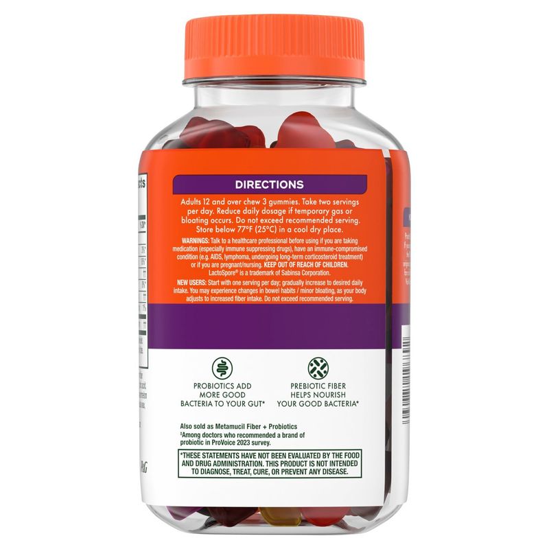 Align Strawberry Kiwi &amp; Blackberry Flavored Probiotics + Fiber Dietary Supplement, 60 count