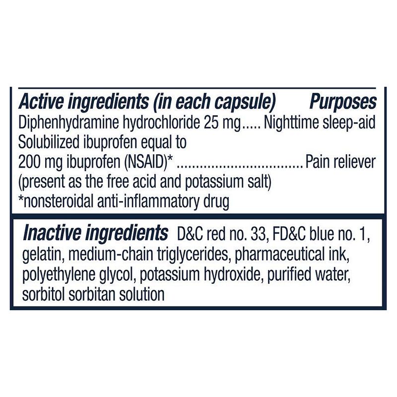 Haleon Advil PM Liqui-Gels Minis Liquid Filled Capsules, 40 count