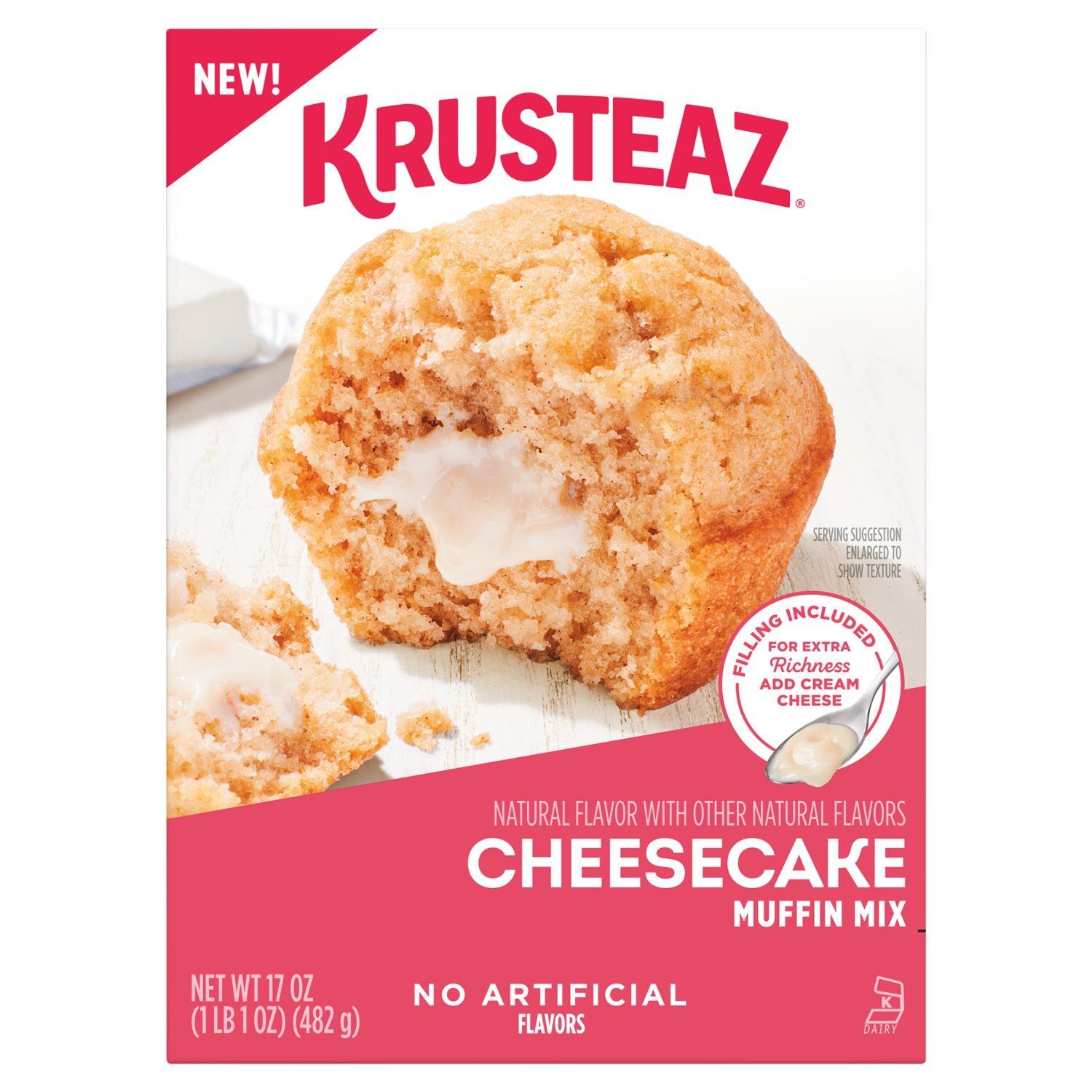 Krusteaz Cheesecake Muffin Mix, 17 oz
