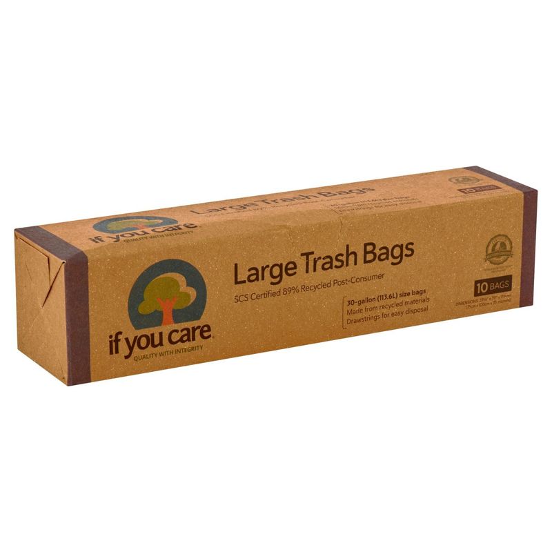 If You Care 30-gallon Large Trash Bags, 10 count