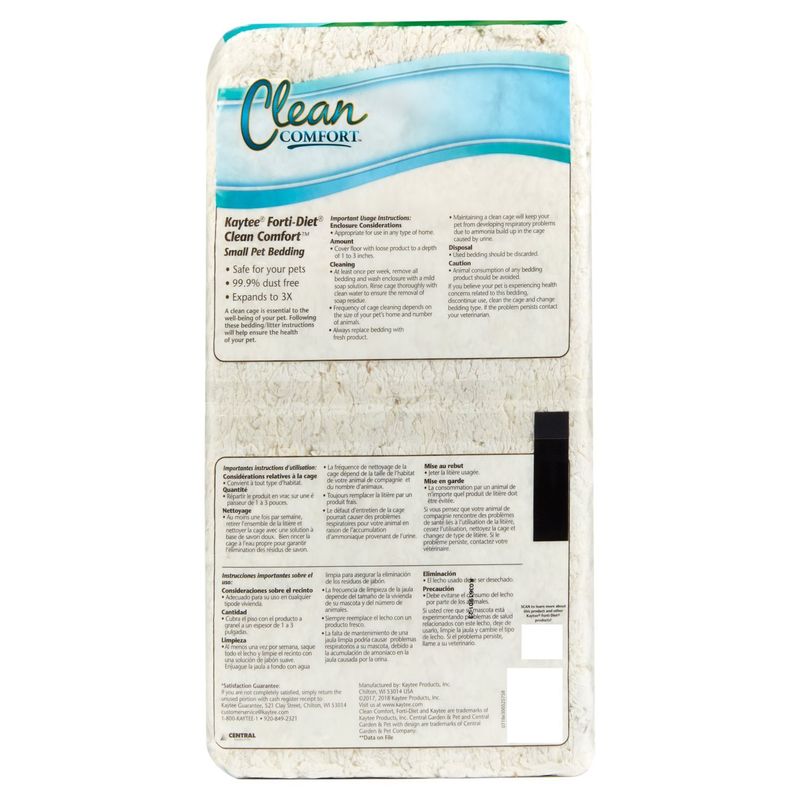 Kaytee Forti-Diet Clean Comfort Small Pet Bedding
