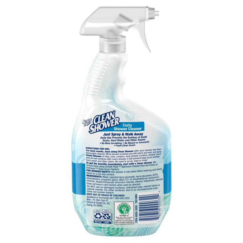 Clean Shower Fresh Clean Scent Daily Shower Cleaner, 1 qt