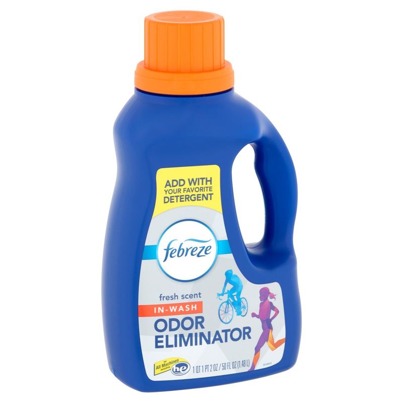 Febreze Fresh Scent In-Wash Odor Eliminator, 50 fl oz