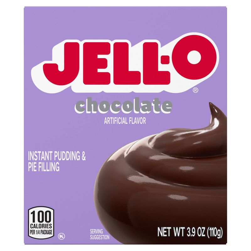 Jell-O Chocolate Instant Pudding &amp; Pie Filling, 3.9 oz