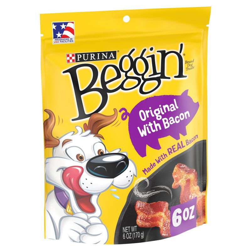 Purina Beggin' Original with Bacon Dog Treats, 6 oz