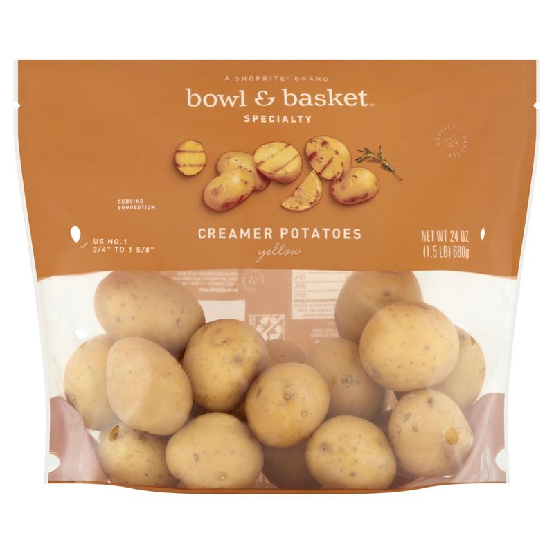 Bowl &amp; Basket Specialty Yellow Creamer Potatoes, 1.5 lb bag