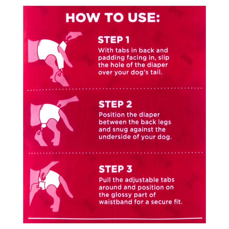Out! PetCare Comfort-DRI Disposable Diapers, XS/S, 4-25 lbs, 16 count
