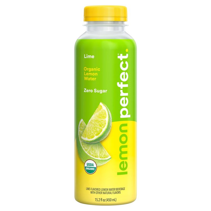 Lemon Perfect Zero Sugar Lime-Flavored Lemon Water Beverage, 15.2 fl oz