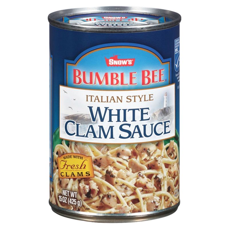 Snow's Bumble Bee Italian Style White Clam Sauce 15 oz. Can