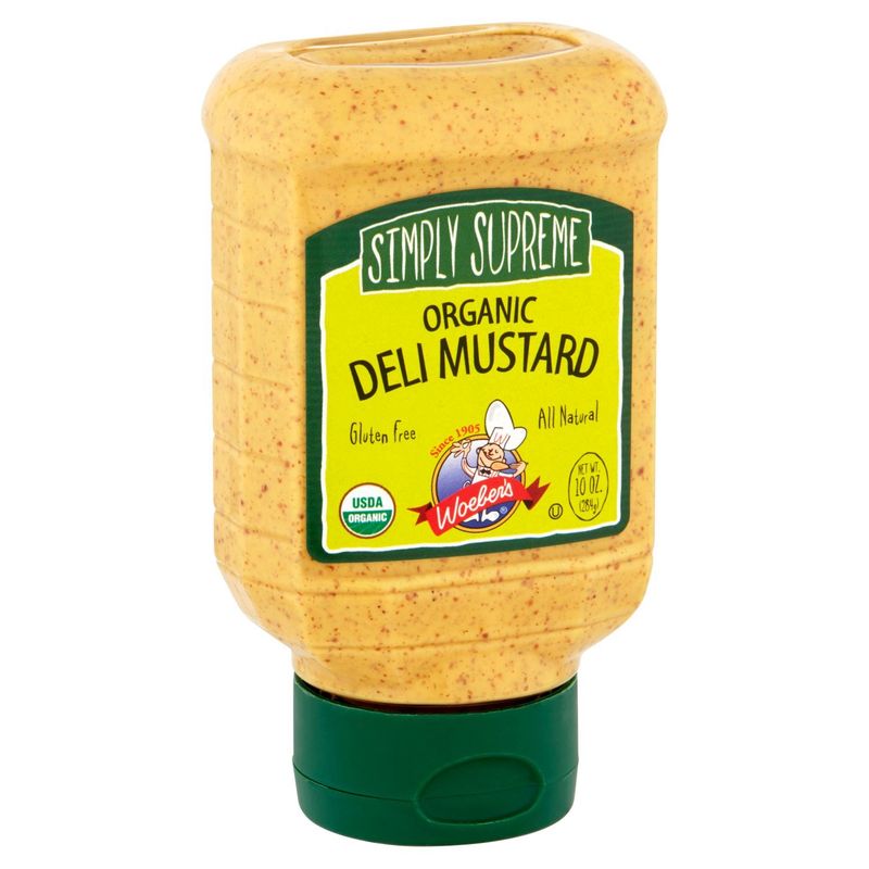Woeber's Simply Supreme Organic Deli Mustard, 10 oz